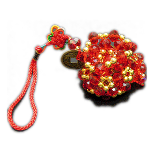 水晶{鴻運}福袋掛飾(大5公分)【十方】126364