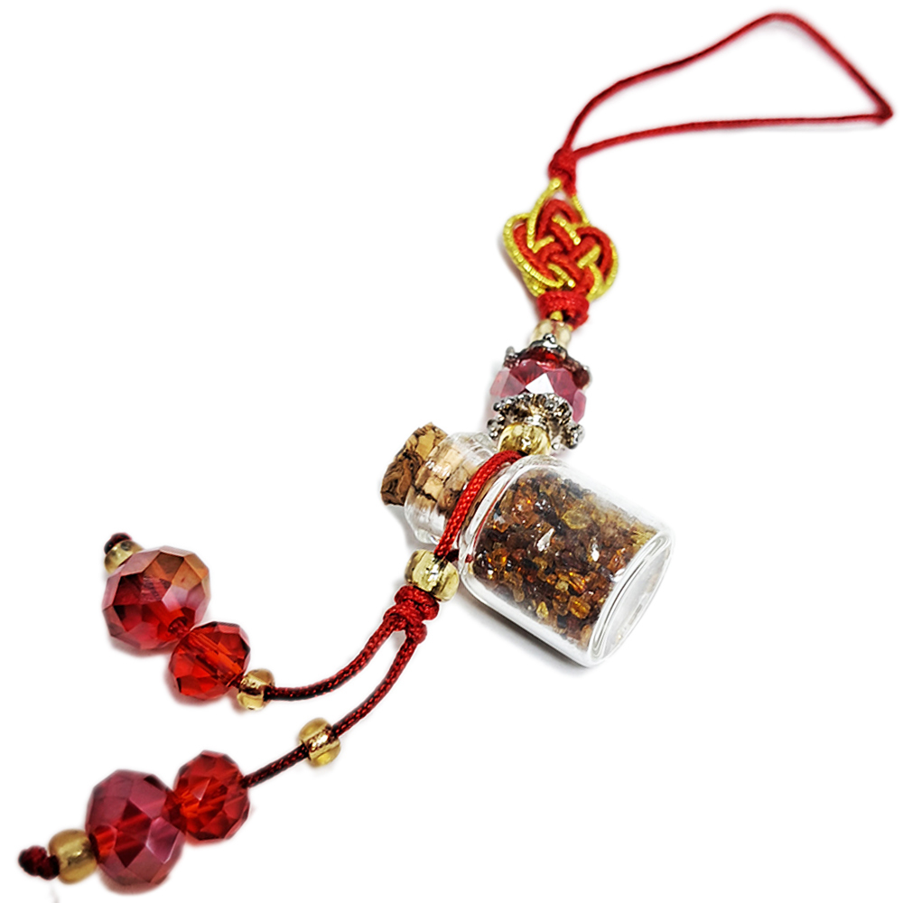 琥珀寶瓶聚寶掛飾【十方】126334