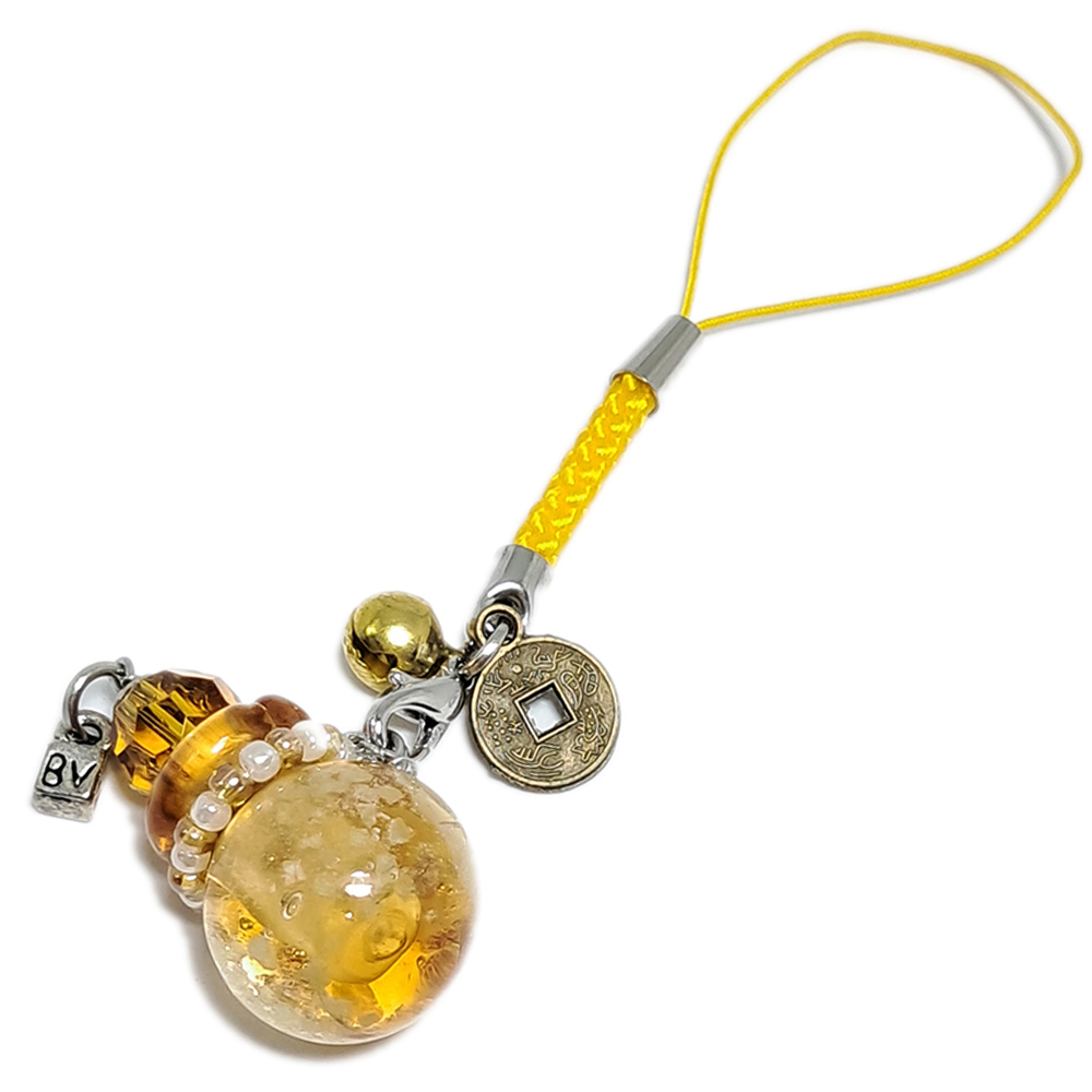 金黃琉璃寶瓶(精油)掛飾【十方】126356