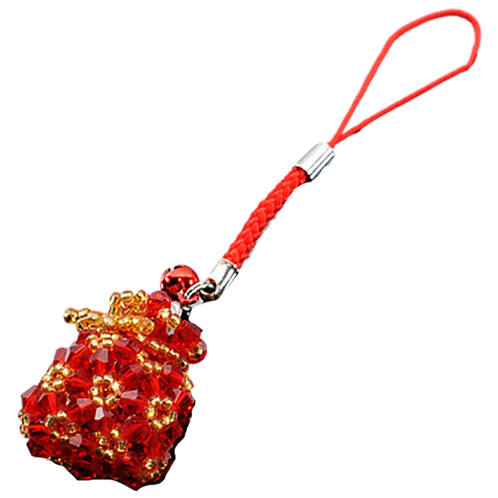 水晶錦囊寶袋(紅)掛飾【十方】126871