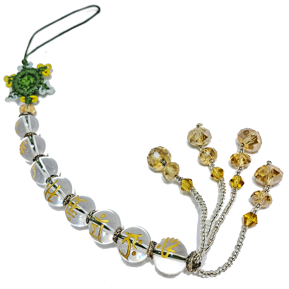 八大守護神財神咒{水晶}法寶掛飾【十方】126375