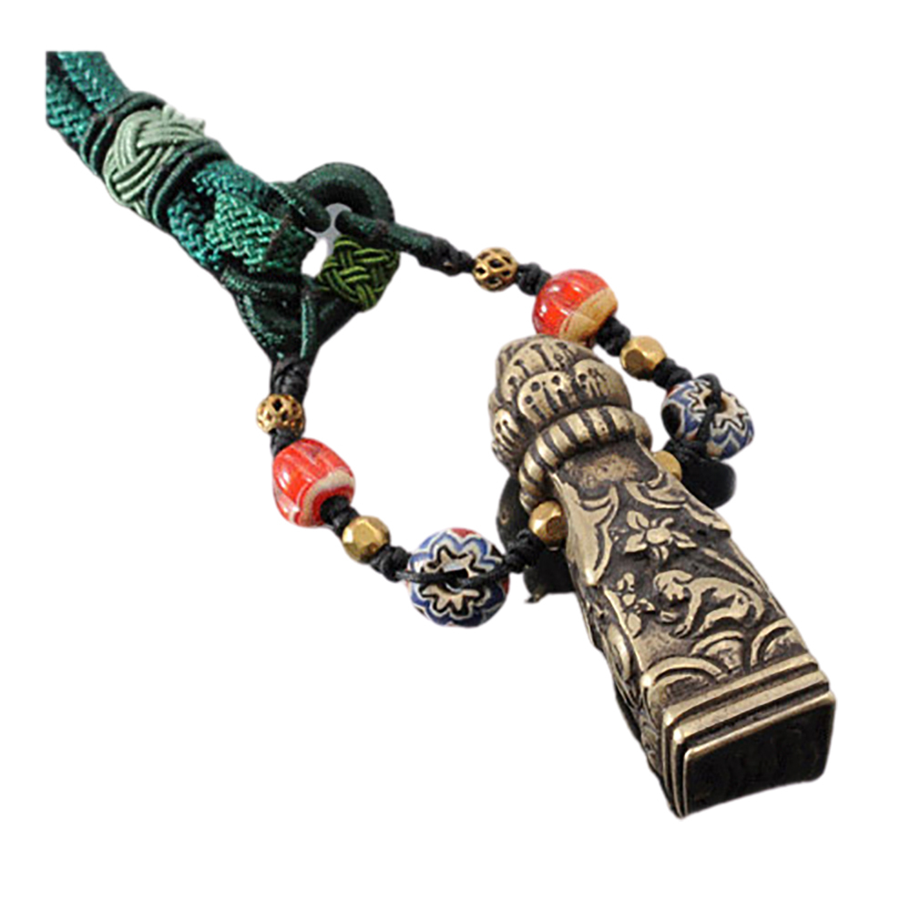 西藏銅印{寶傘}&老琉璃掛飾【十方】127297