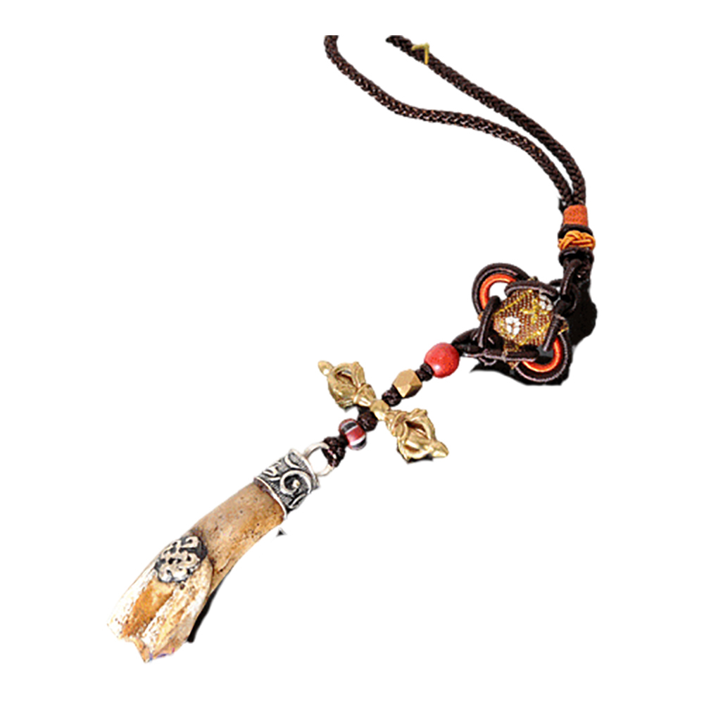 藏密金剛杵&獸牙辟邪掛飾【十方】127719