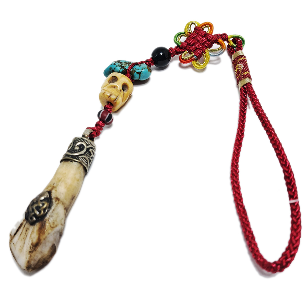 藏密骨珠&獸牙辟邪掛飾【十方】127721