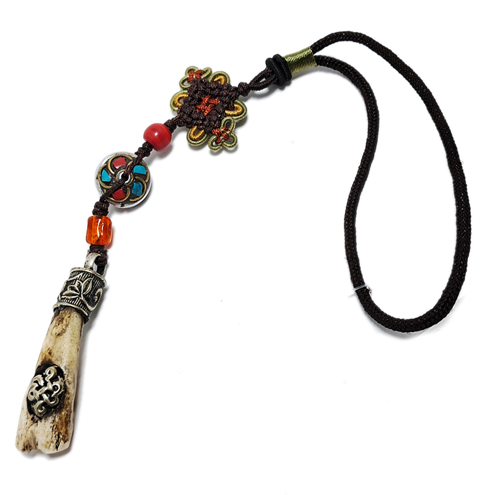 藏密銅珠&獸牙辟邪掛飾【十方】127717