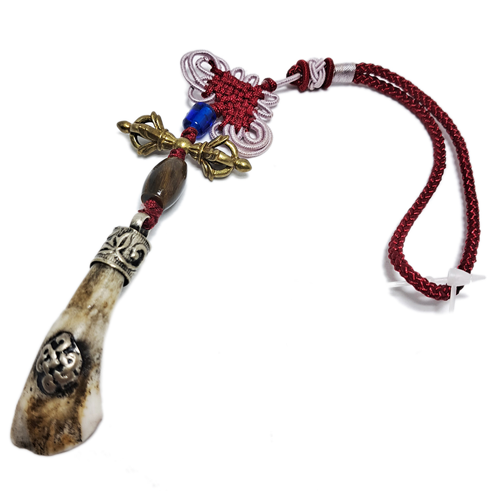 藏密羚羊角&獸牙辟邪掛飾【十方】127716