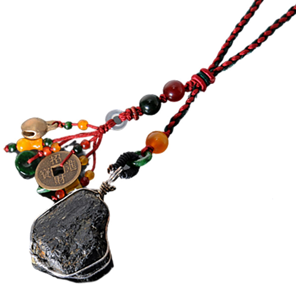 黑碧璽原礦&五寶掛飾【十方】127683