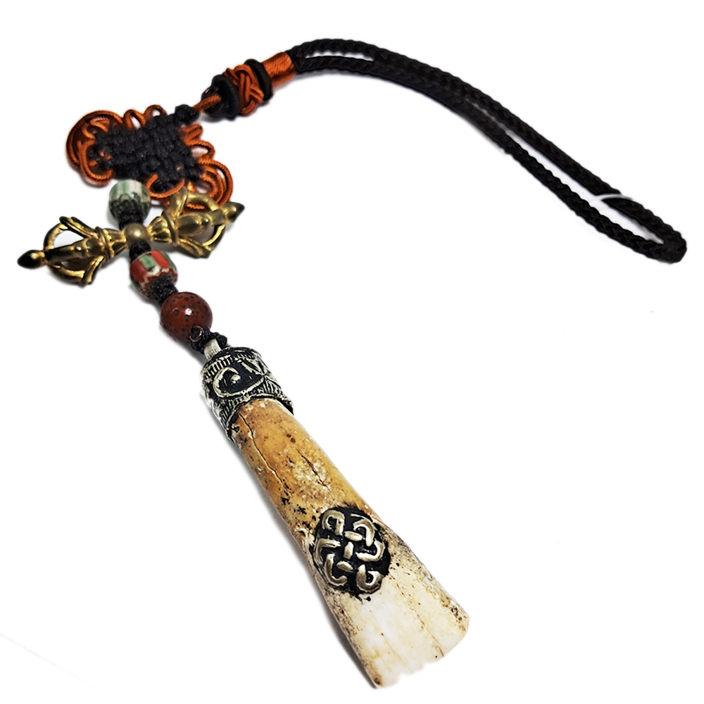 藏密金剛杵&獸牙辟邪掛飾【十方】127711