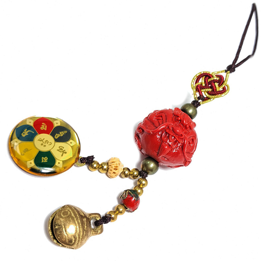 龍珠{誅砂}&六字大明咒法寶掛飾【十方】127518