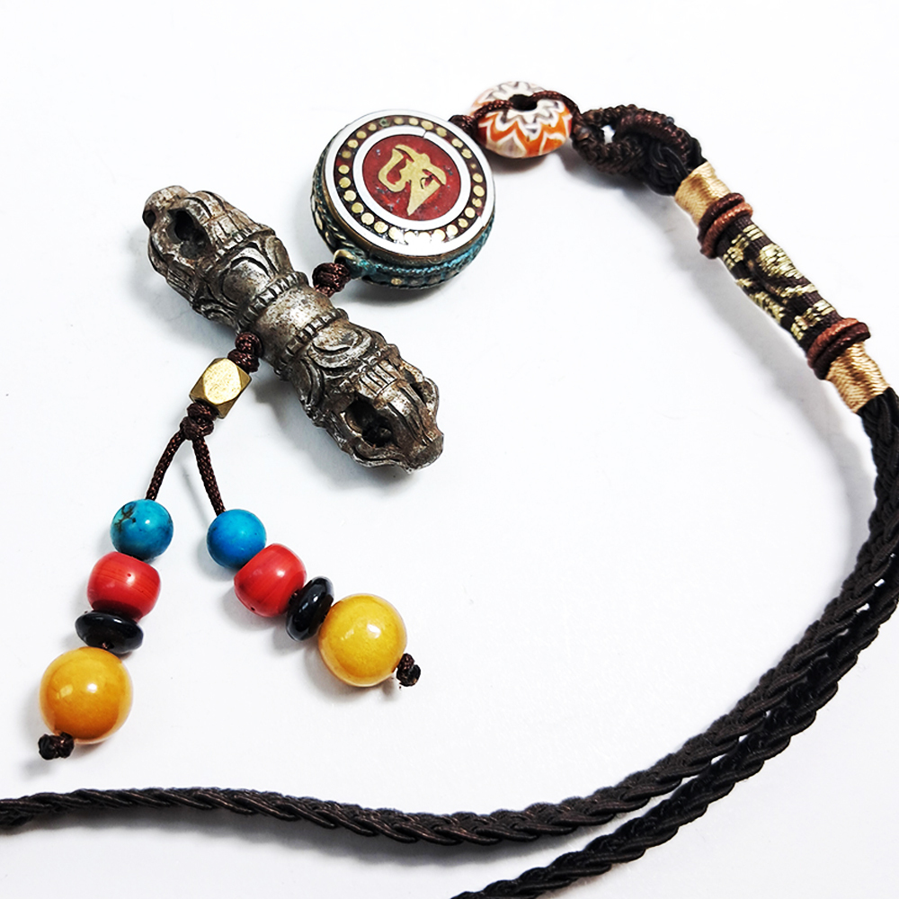 嗡&金剛杵{鐵}掛飾【十方】128258