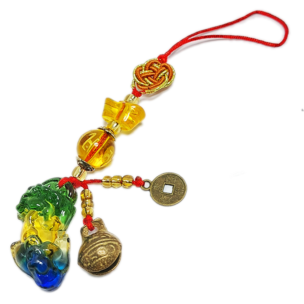 貔貅(琉璃)招財(古錢)元寶掛飾【十方】129764