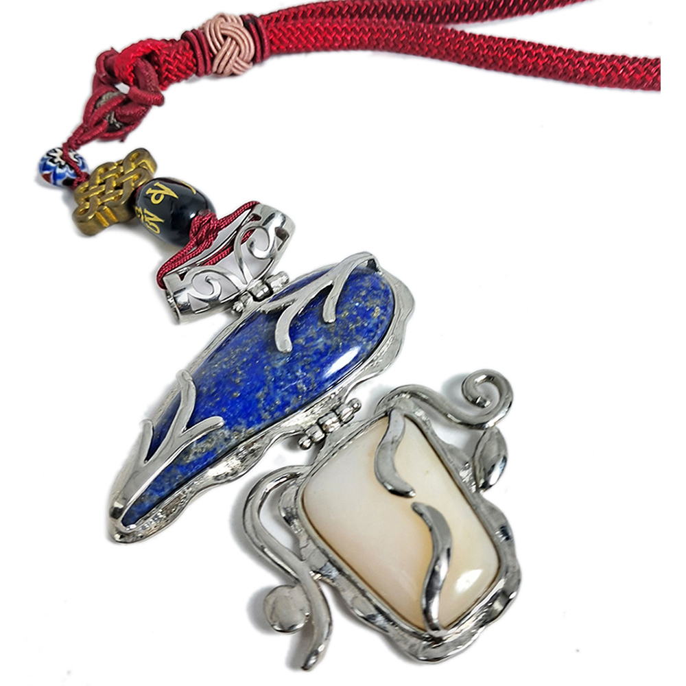 六字大明咒&青金石/粉晶吊飾【十方】128488