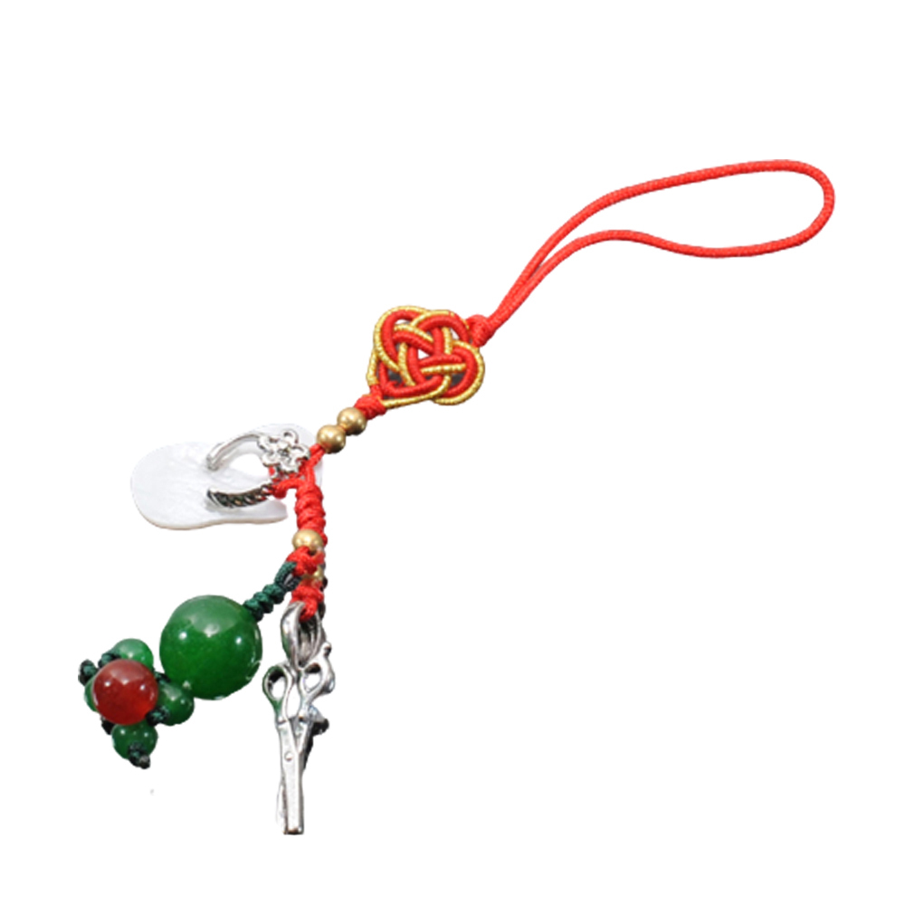 打小人剪厄運掛飾 綠色 祈求 喜悅心性【十方】130981