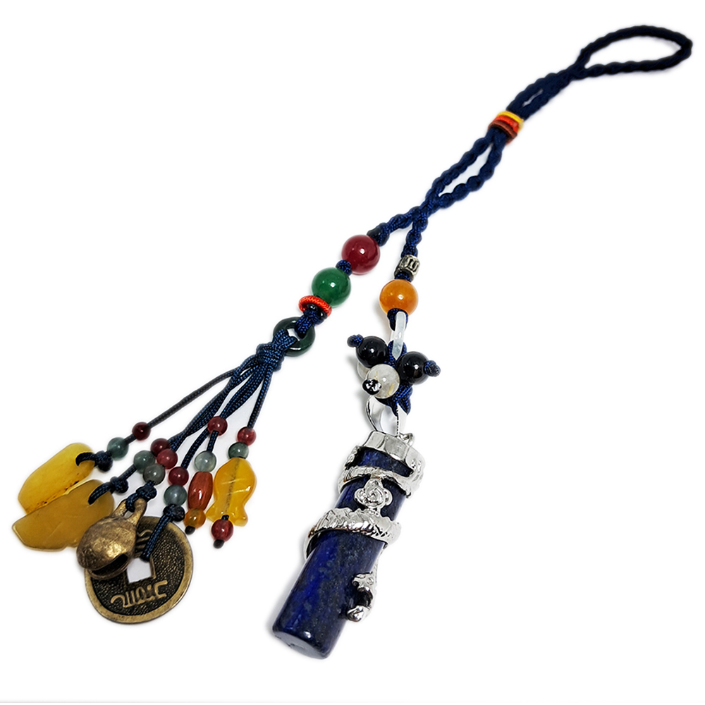 青金石龍柱法寶掛飾【十方】131268