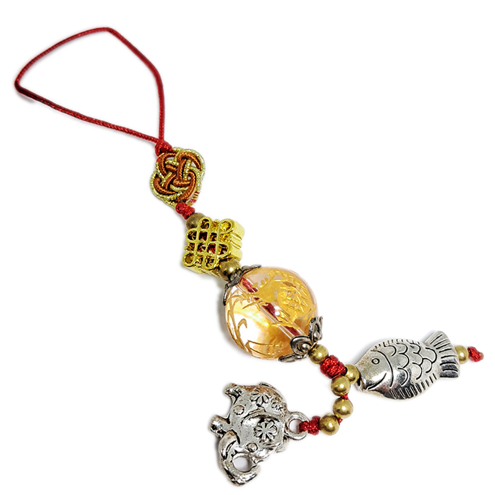 金吉祥&四神獸{水晶}法寶掛飾【十方】130979