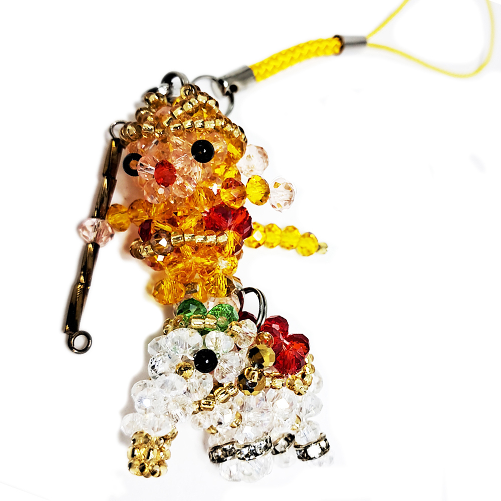 泰猴寶象{水晶}吊飾【十方】130296