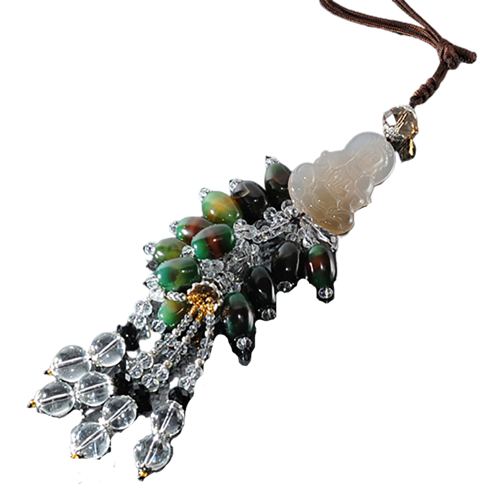 寶瓶觀音{白玉髓}開運吉祥掛飾【十方】132128