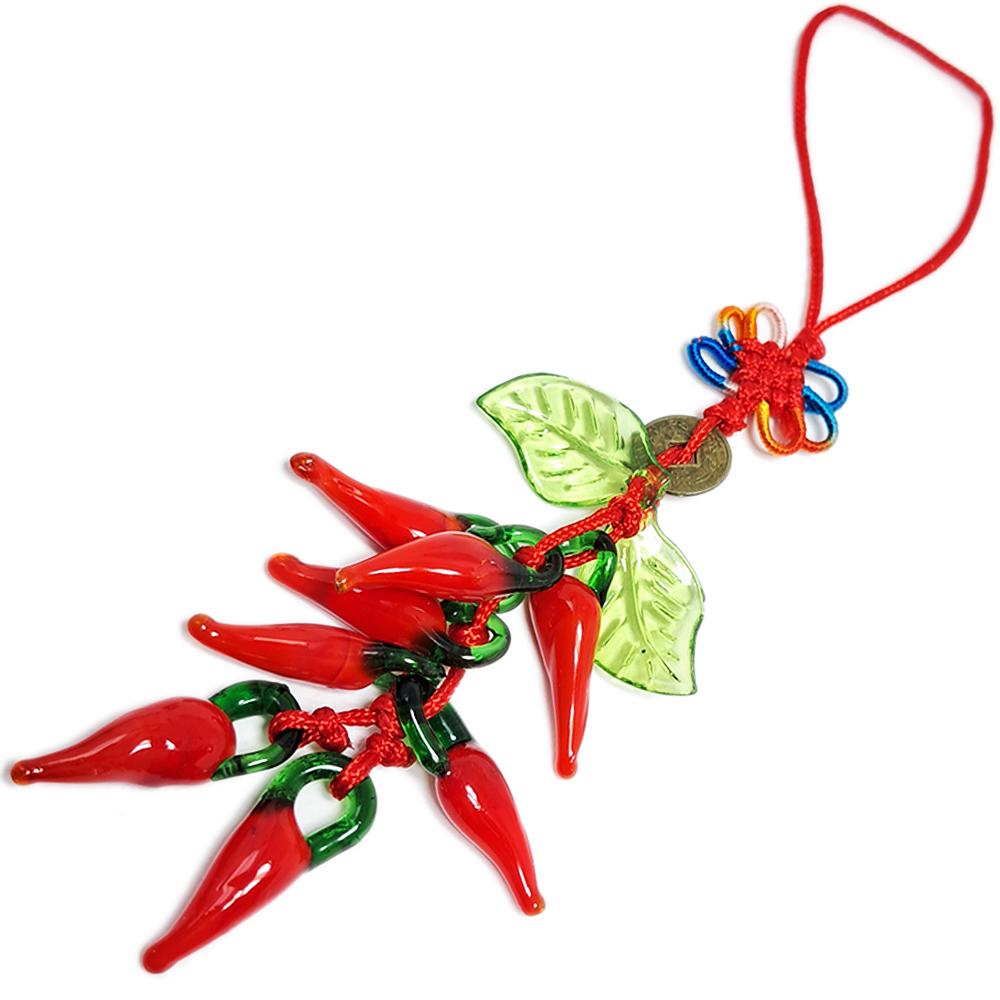 一路長紅(琉璃)掛飾【十方】132365