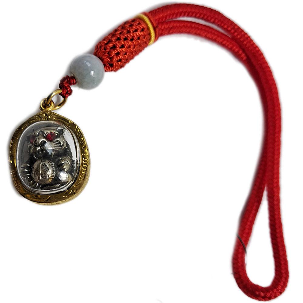 守財虎金佛牌{咬錢虎}掛飾【十方】133240