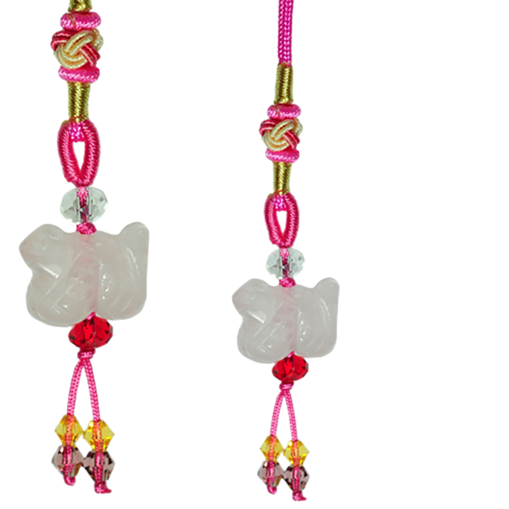 蛇(粉晶)吊飾【十方】133841