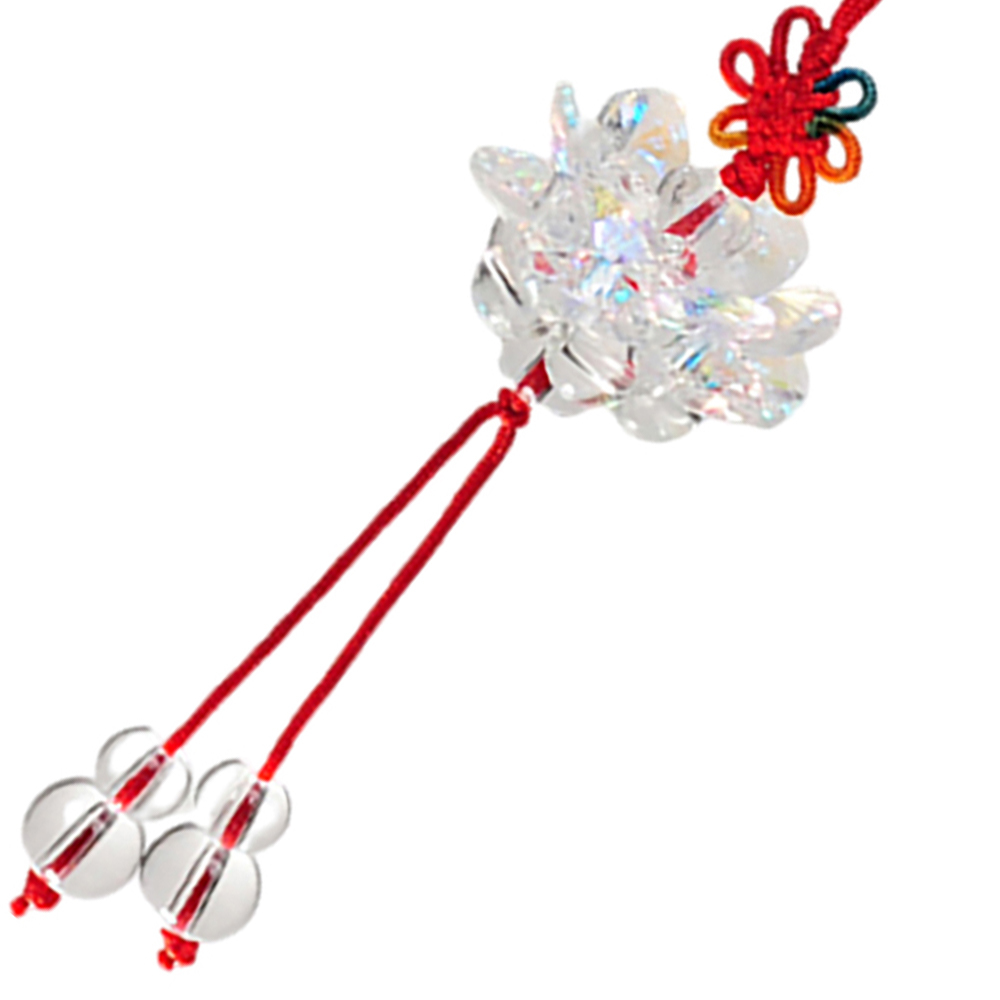 水晶蓮花球掛飾(直徑3公分)【十方】133233