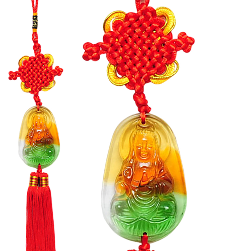  慈悲觀音琉璃法寶掛飾【十方】133930