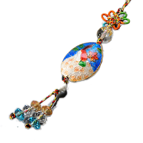 六字真言+孔雀{景泰藍}掛飾【十方】134142