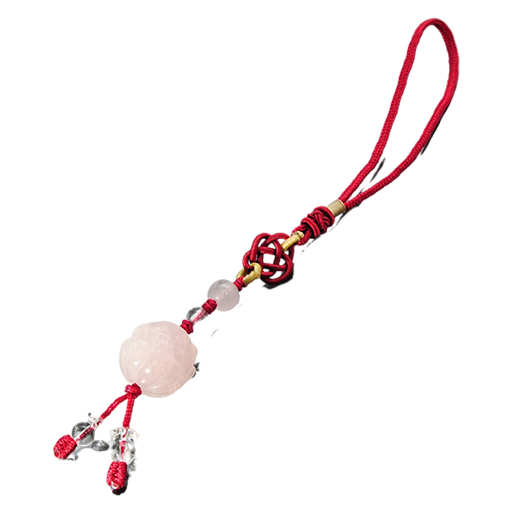 粉晶蓮花球掛飾【十方】134160