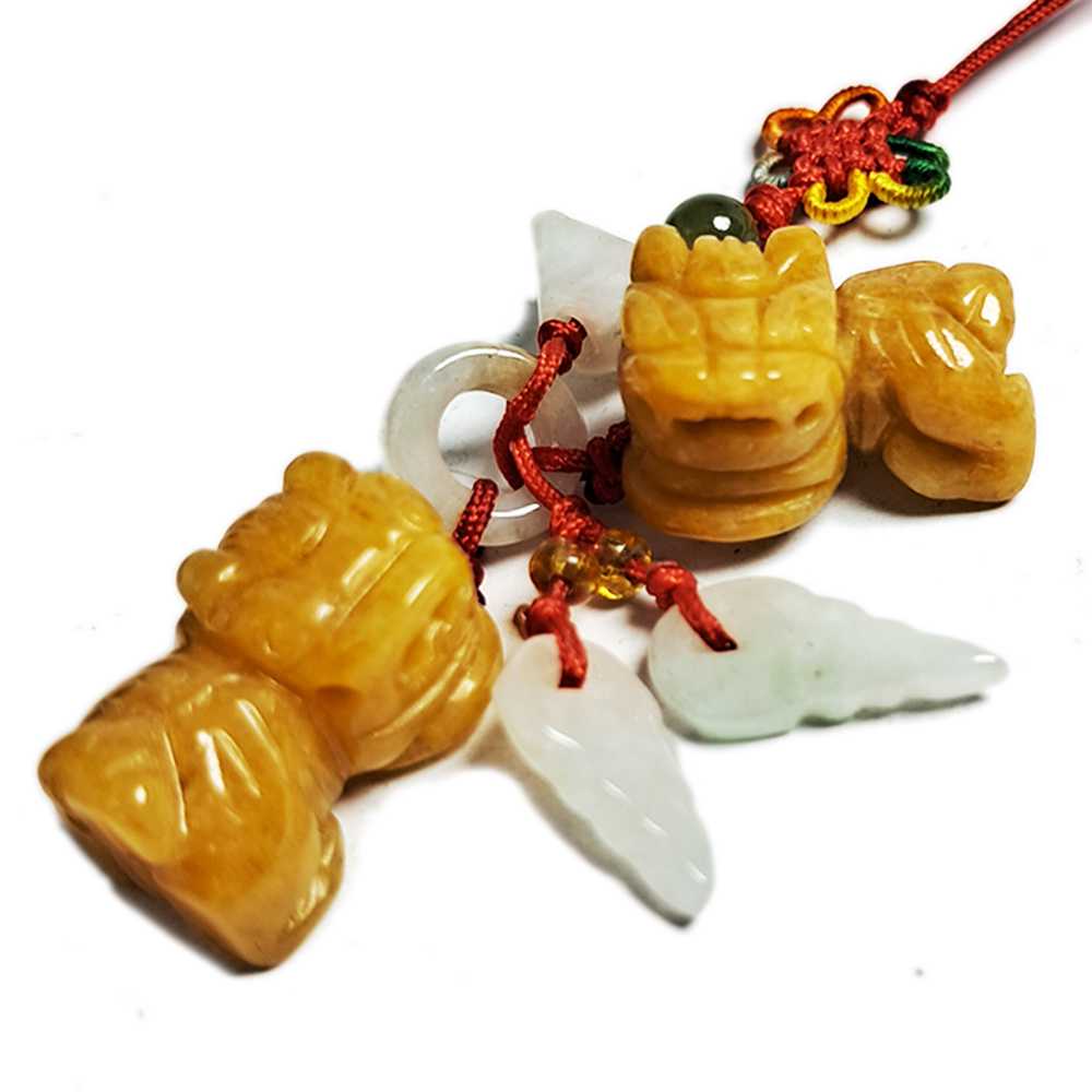 招財黃玉小貔貅旺財掛飾【十方】134113