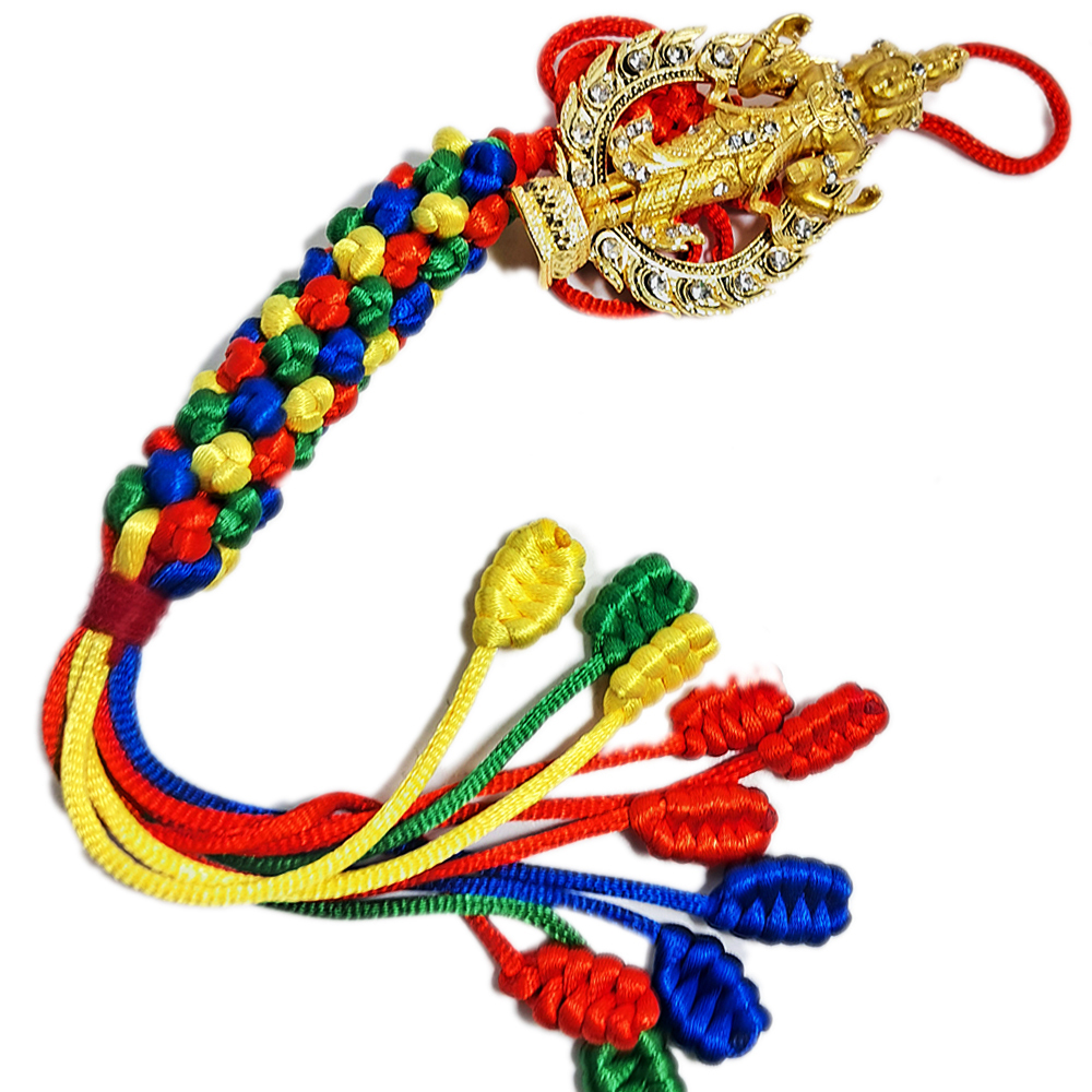 愛神{晶鑽}+五色金剛結吊飾【十方】135201