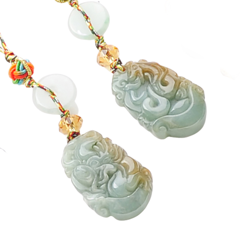 祥龍(緬甸玉)五色線掛飾【十方】136909