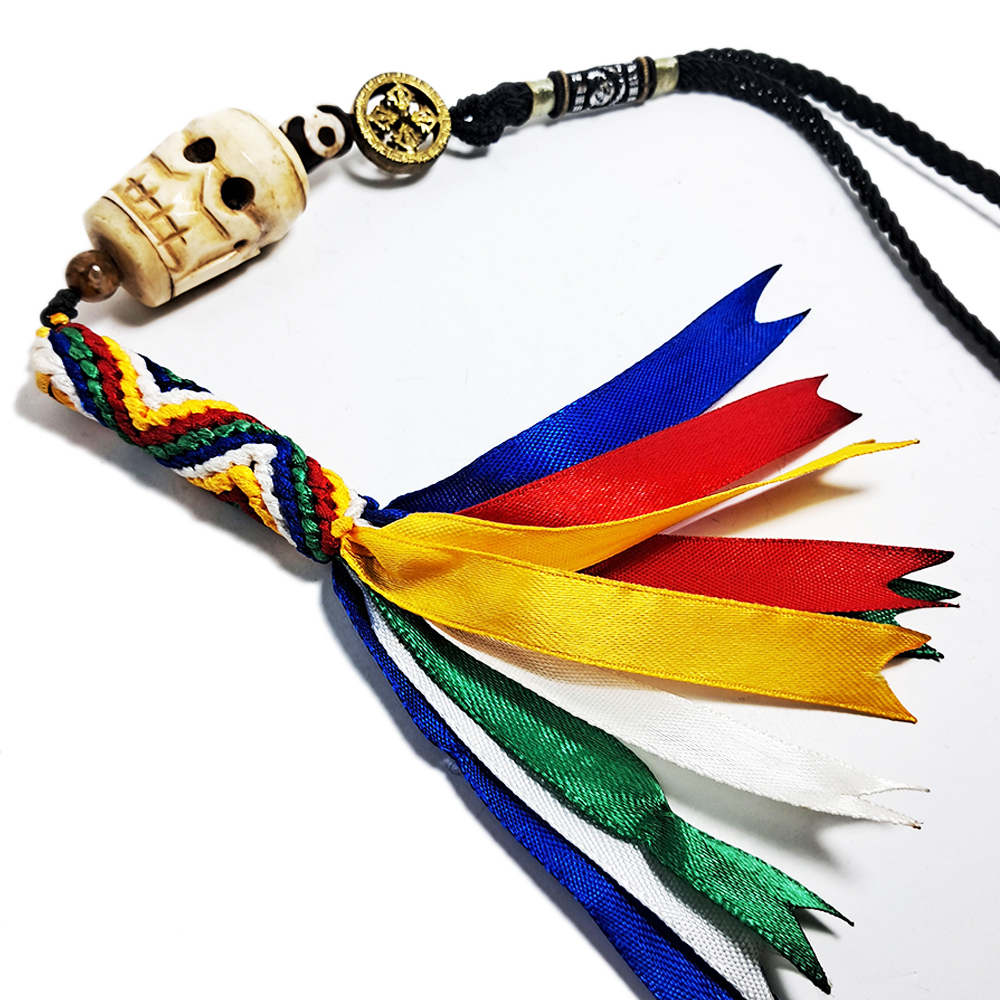 十字杵+骷顱{獸骨}金剛結法寶掛飾【十方】135422