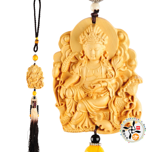 自在觀音{黃陽木}掛飾【十方】137464