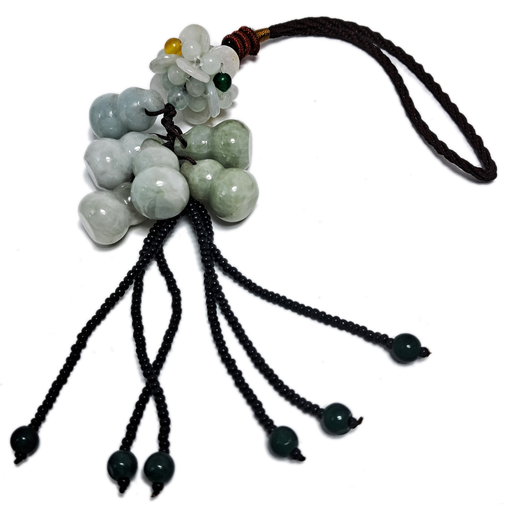 六六大順福氣來翠玉掛飾【十方】137764