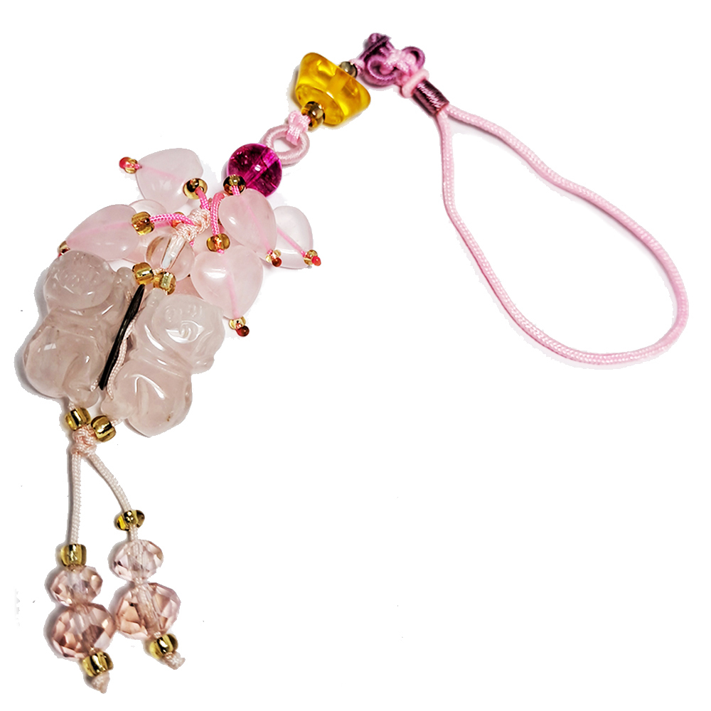 遇貴人 粉晶好人緣掛飾【十方】137087