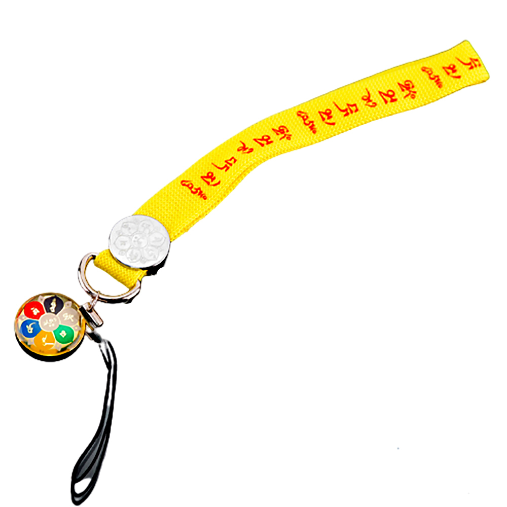 大白傘蓋佛母咒輪+六字真言手機掛飾【十方】139794