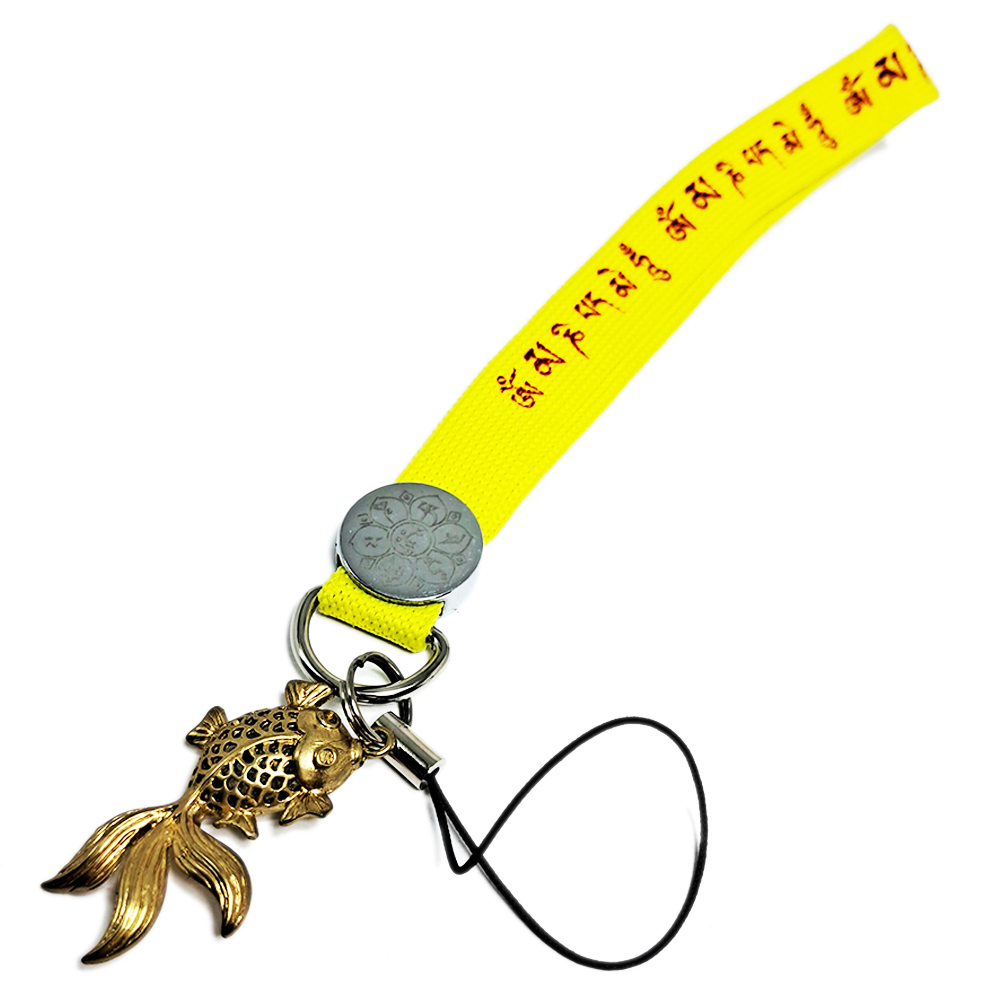 金玉滿堂+咒語布繩 掛飾【十方】139925