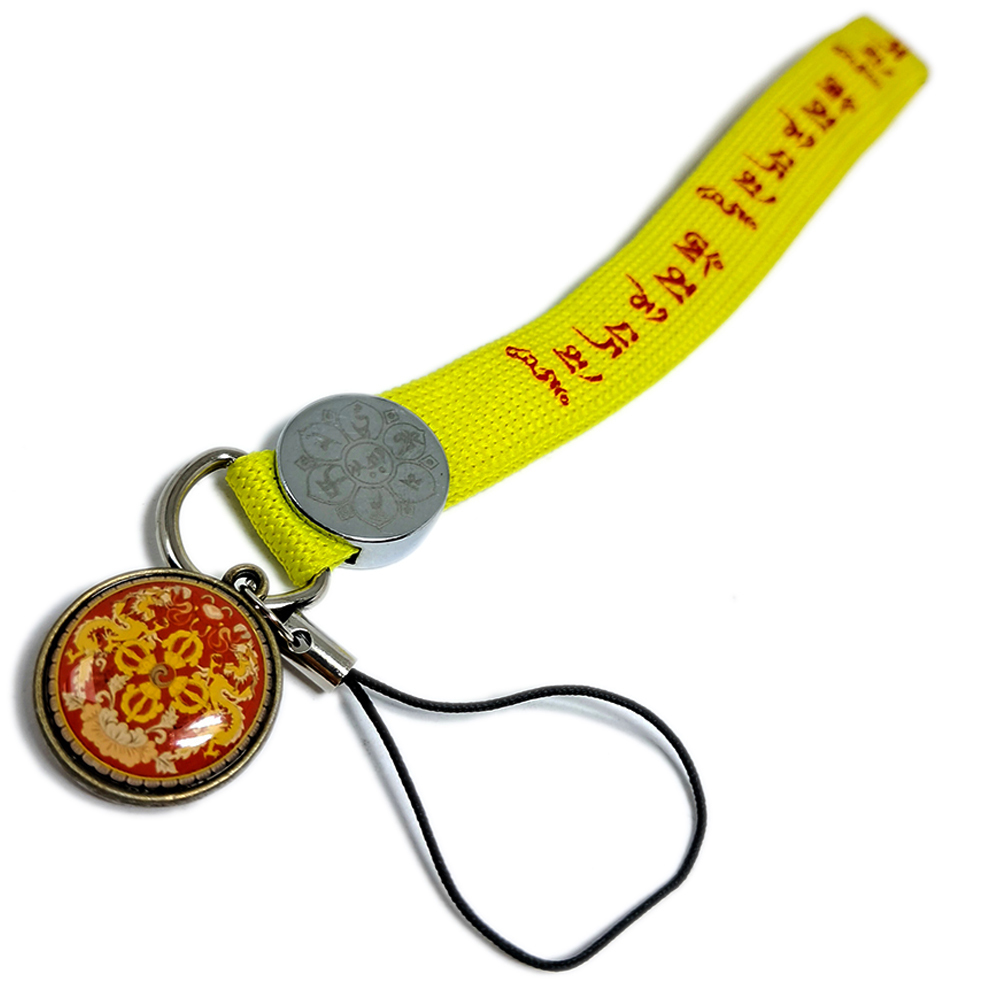 十字杵+六字真言手機掛飾【十方】139795