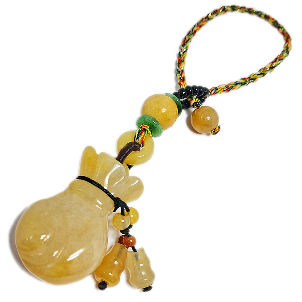 黃金錢袋五色線掛飾【十方】138784