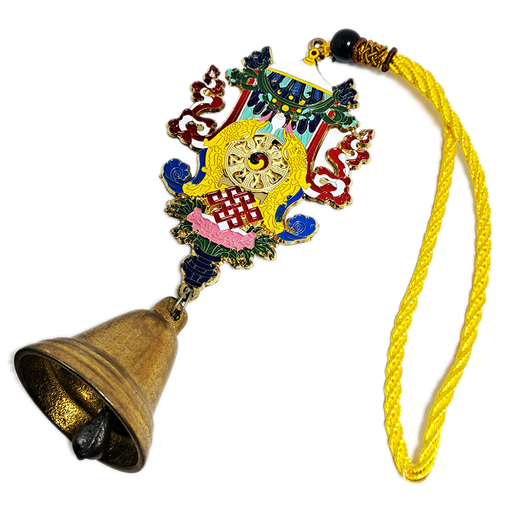 八吉祥(琺瑯)+銅鈴【十方】138226
