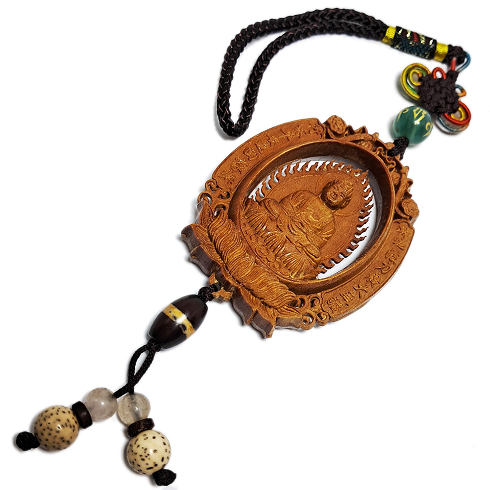 彌陀佛&觀音 {檀香}掛飾【十方】140385