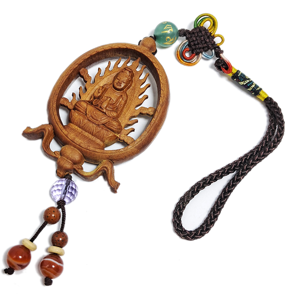 佛陀&觀音菩薩{檀香}掛飾【十方】140753