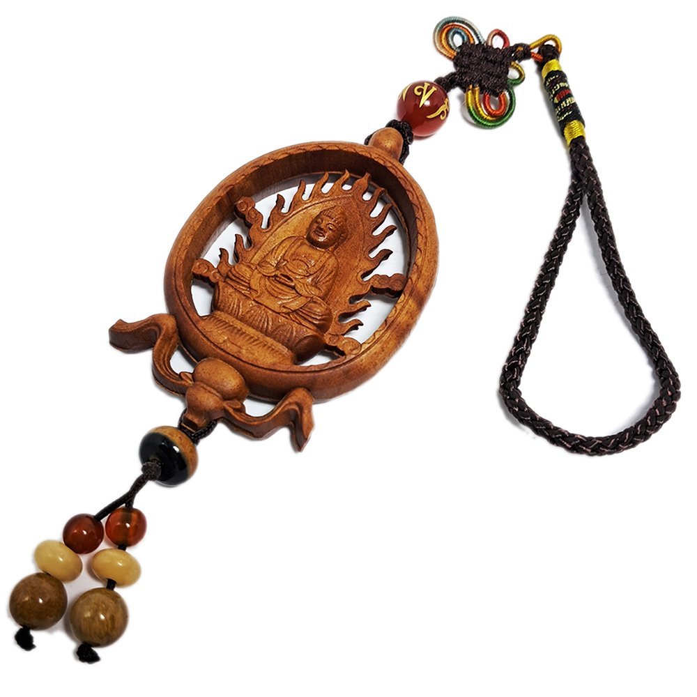 阿彌陀佛&觀音{檀香}掛飾【十方】140374