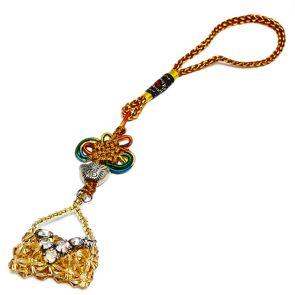 招財錢包{晶鑽}小掛飾【十方】139992