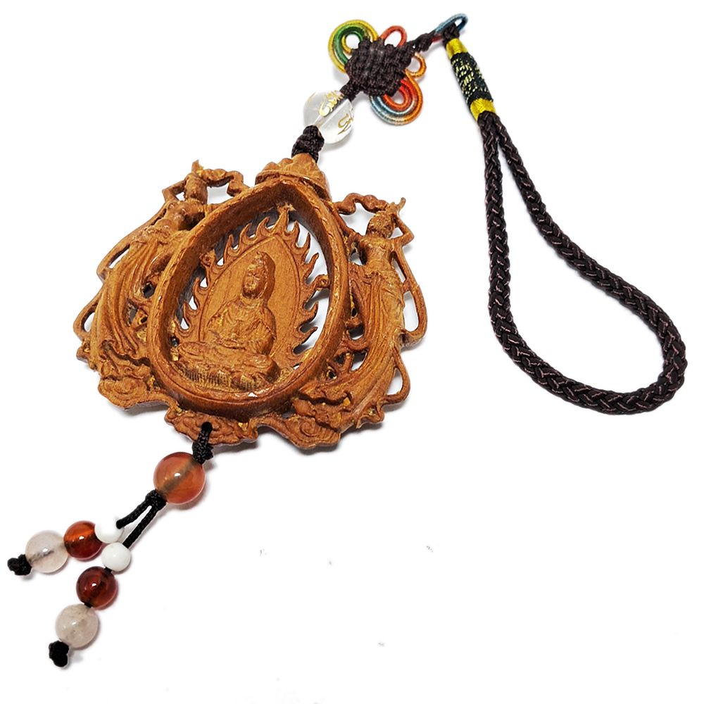 彌陀佛&觀音&飛天女{檀香}掛飾【十方】140429