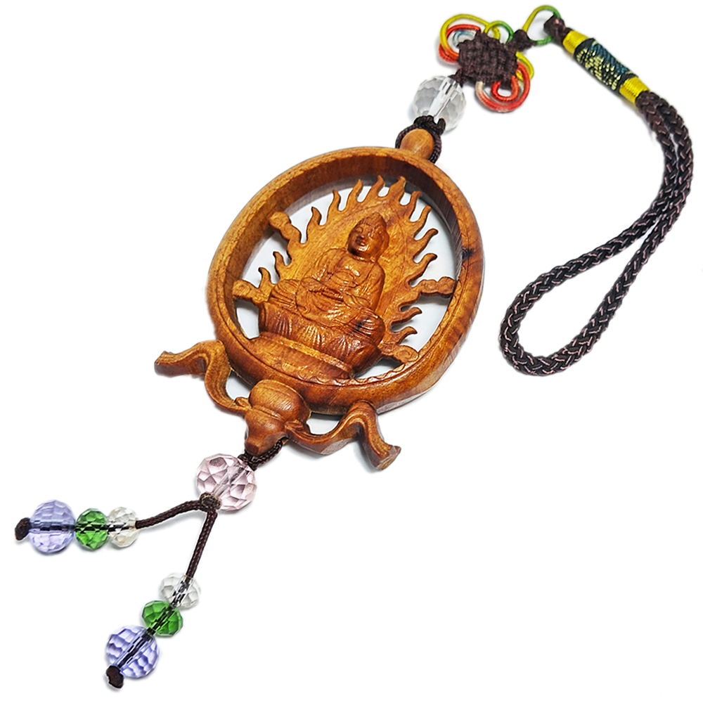 彌陀佛&觀音{檀香}掛飾【十方】140430