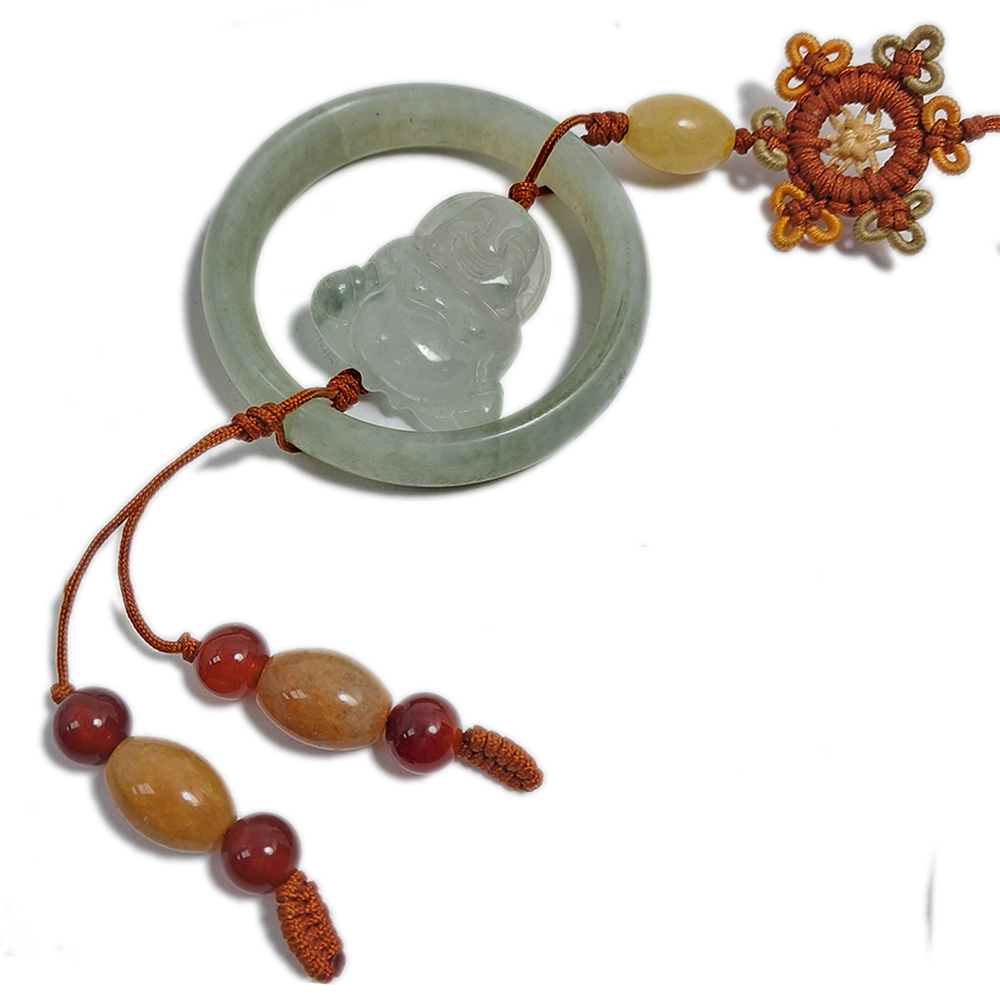 玉彌勒玉環平安掛飾【十方】140498