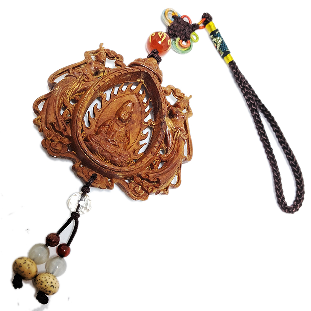 彌勒佛&觀音 &飛天女{檀香}掛飾【十方】140734