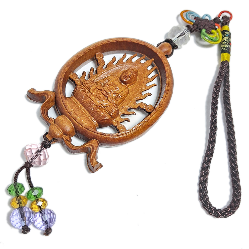 彌陀佛&觀音{檀香}掛飾【十方】140423