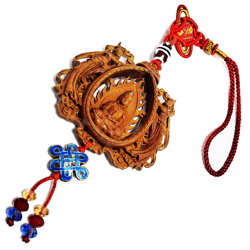 彌勒佛&觀音&飛天女{檀香}掛飾【十方】140424